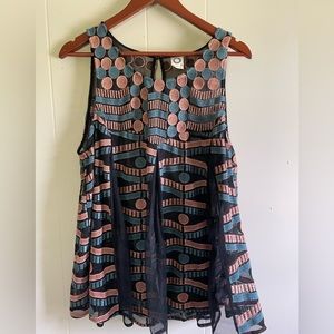 Anthropologie sheer tank. New with tags
